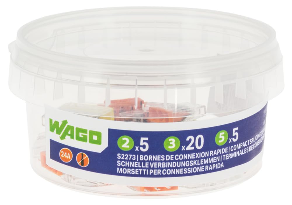 WAGO - S2273 Splicing connectors 2, 3, and 5 Conductors x 30