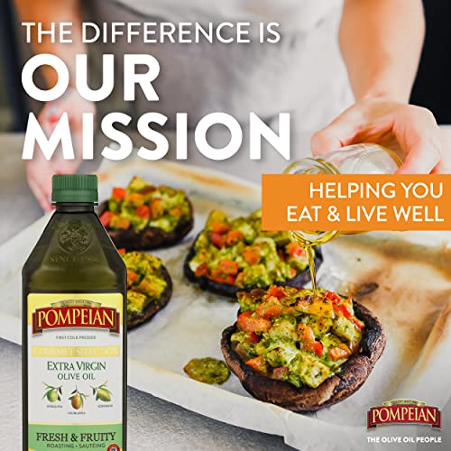 image for Pompeian Gourmet Selection Extra Virgin Olive Oil, Contains Polyphenol