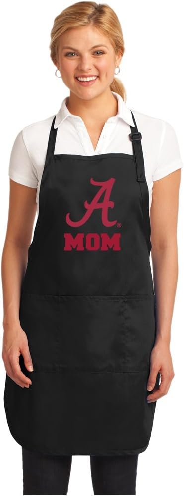 Broad Bay University of Alabama Mom Aprons Alabama Mom w/Pockets Grilling Gift for Her