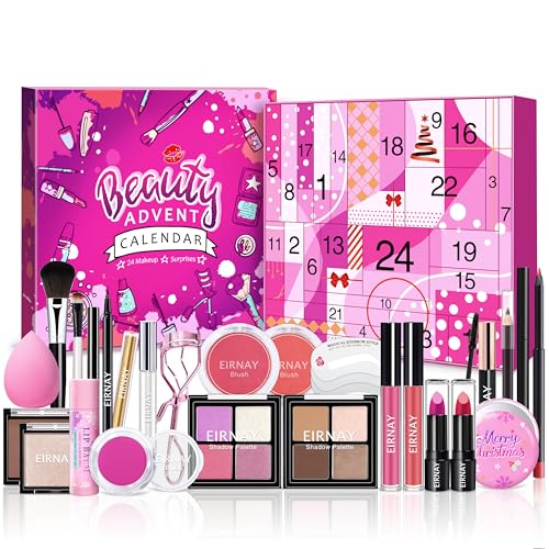 Makeup Advent Calendar 2025, 24 Days Christmas Countdown Calendar Surprise