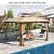 [New-Gen] Outdoor Patio Gazebo10x12,Gazebo with Mosquito Netting[Sturdy Metal Heavy Duty Frame],Outdoor Canopy Gazebo with Double Air Roofs,Outdoor Gazebo Tent,Waterproof Sunshade for Backyard/Deck