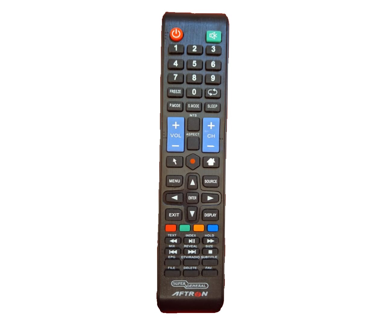 Replacement Remote Control compatible for SUPER GENERAL & Aftron smart Televisions
