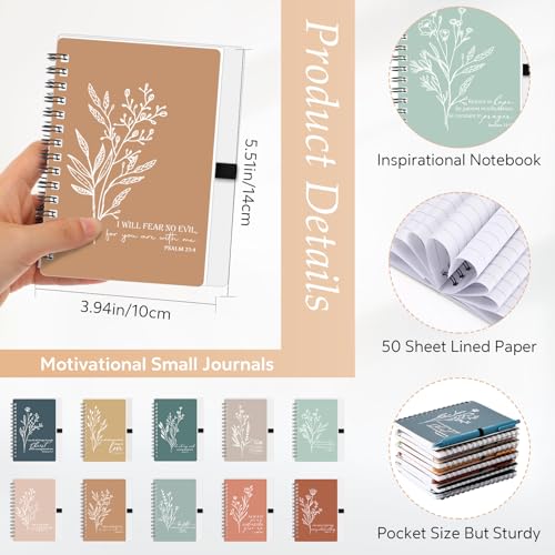 Éviter les pages perdues : carnet de notes religieux chrétien à spirale - 2