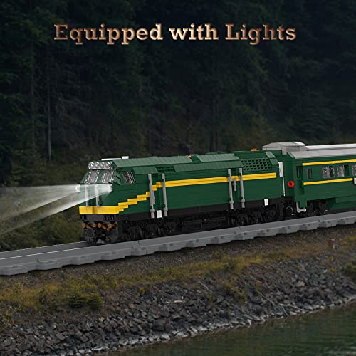 Jmbricklayer Model Train Building Blocks Sets, Remote Control Train Set With Light, Model Train Building Sets With Train Tracks, Gifts For Teens Age 14+/Adults #TOP4