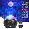 LED Proiettore Stelle Soffitto Adulti Lampada Stelle Proiettore Notturna Proiettore Luce Onde Oceaniche con 10 Planetario Proiettore Galassia con Telecomando Cielo Luce Stelle Soffitto per Natale