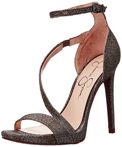 Jessica Simpson womens Rayli heeled sandals, Multi Bronze, 8.5 US
