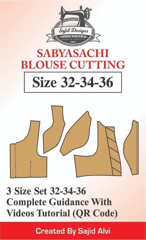 Parttan Buy Tailors Sabyasachi Blouse Paper Parttan(Cutting) 32,34,36 Set Of 3 ...