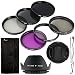 Produktbild 6-teiliges UV CPL ND Filter + Gegenlichtblende +Halter 58mm für Canon EOS Canon EOS Rebel XSi T4i T3i 70D 60D 700D 650D 1100D 1000D 600D 50D 550D 1DX 5D Mark 5D2 5D3 6 Rebel XSi T4i T3i LF134