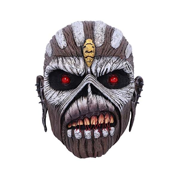 Nemesis Now Offiziell lizenzierte Iron Maiden The Book of Souls Eddie Head Box, braun, 18 cm – Bild 3