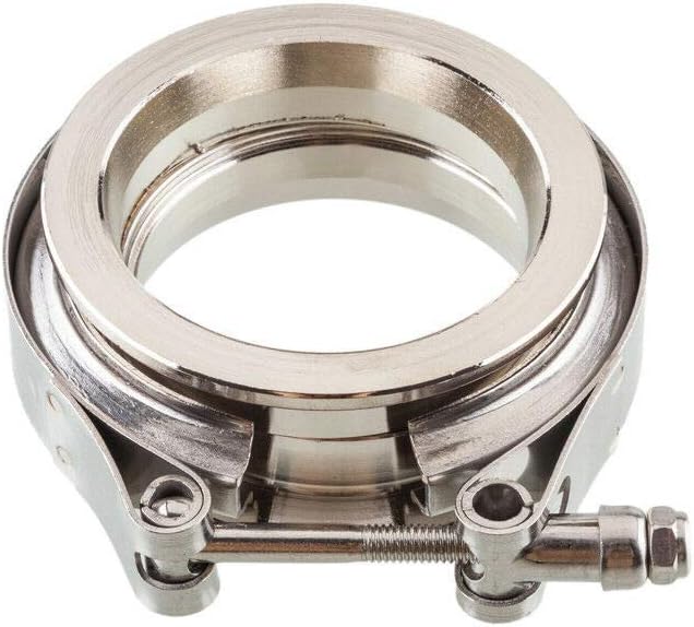 Flange V-Band 1,5" USonline911 com Abraçadeira e Flanges Macho/Fêmea – Kit