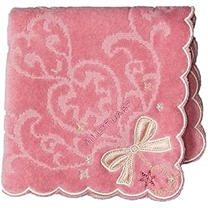 ジルスチュアート ハンカチ レディース タオルハンカチローズピンク 28cm