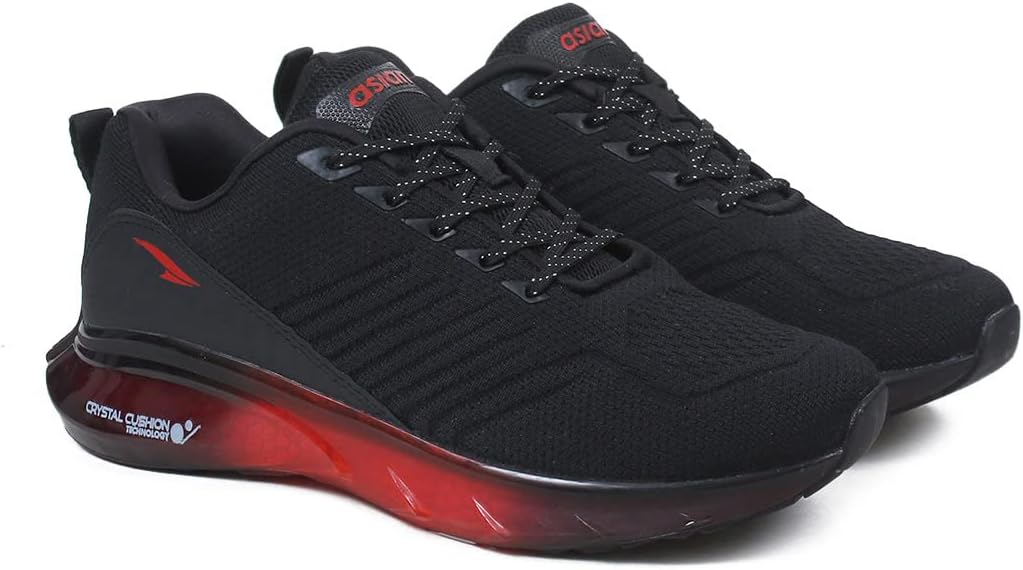 Men's Sports Running Shoes with Crystal Cushion Technology Lightweight Casual Sneaker Shoes Crystal-13…