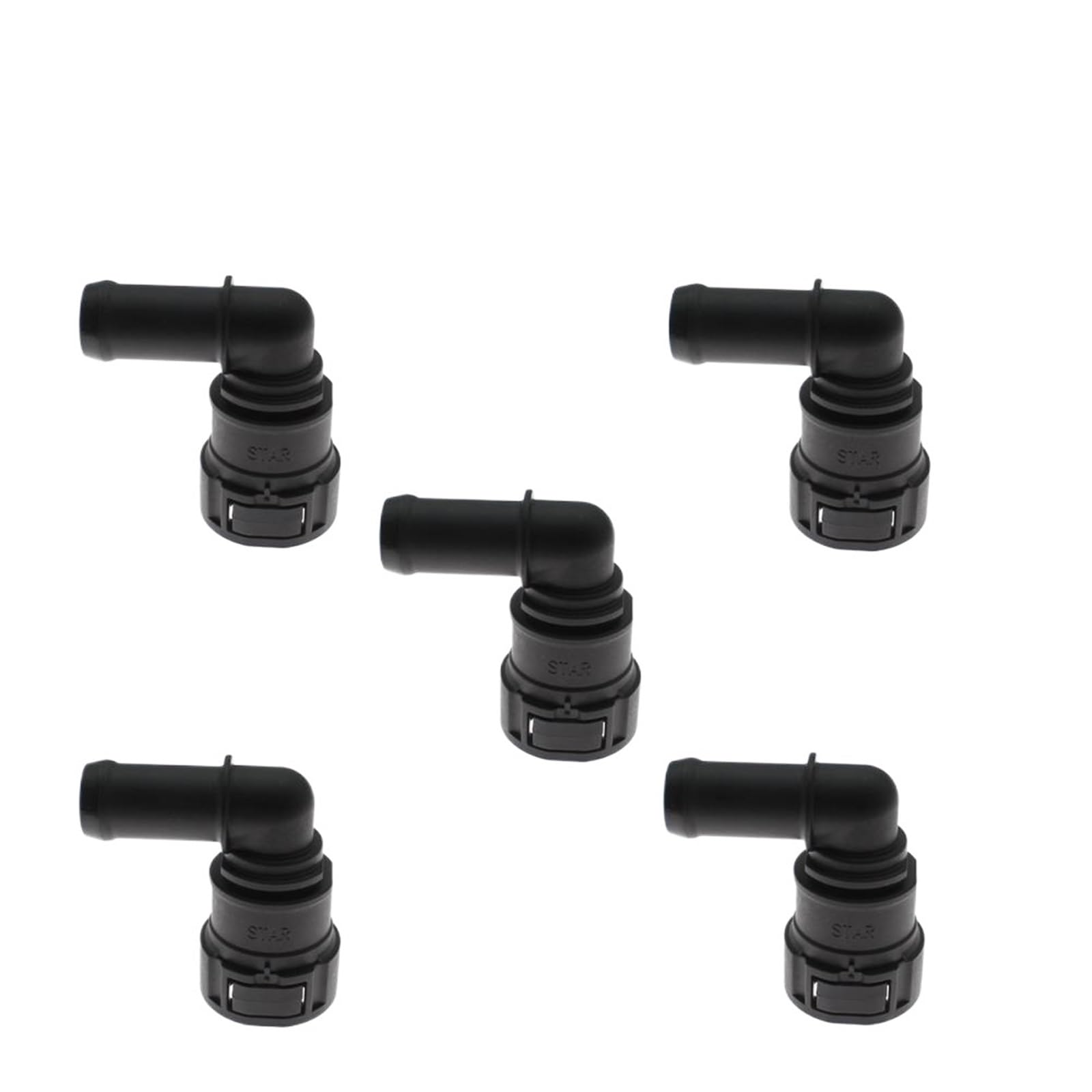 Expansion Tank Fit for Volvo 440 FM 5/8 ID 16MM Expansion Water Tank Water Hose Straight Connect Connector Coolant Reservoir Water(5PCS)