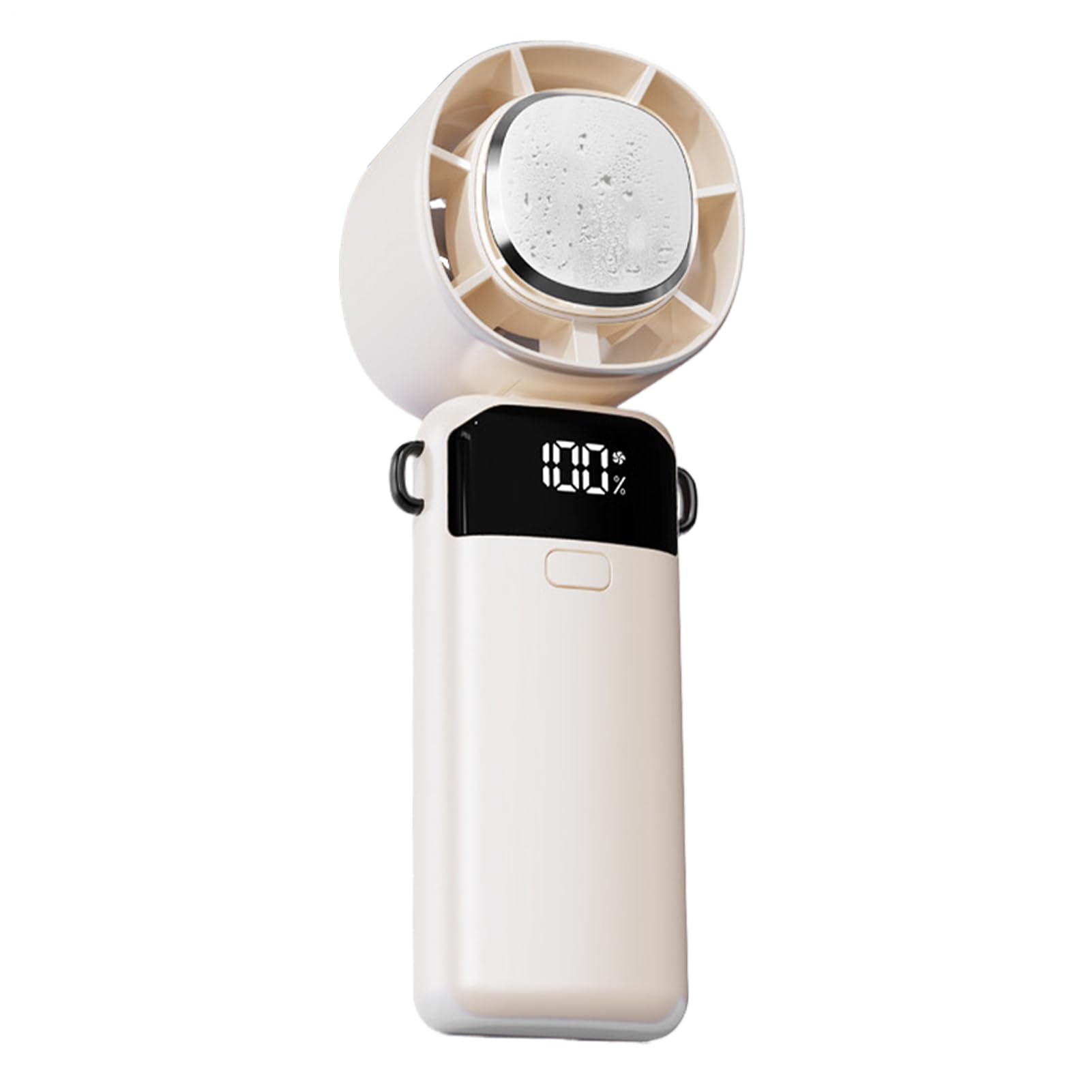 Ventilador portátil recargable de 100 velocidades para refrescar tu oficina de forma silenciosa