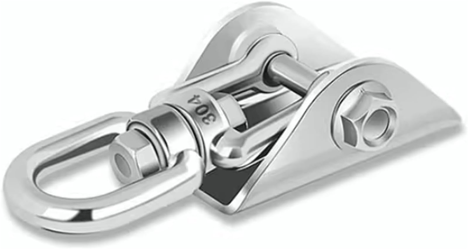 Collegato al soffitto, Ganci girevoli a 360° in acciaio inossidabile 304, confezione da 2