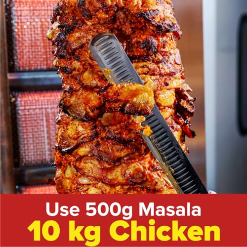 Image of EL The Cook Shawarma Seasoning 500g pack | Marination Powder for Consistent Restaurant-Quality Flavor | Cost-Effective Ready Mix for Chicken Shawarma | Makes 10kg chicken |Approved by Chefs | 100% Veg