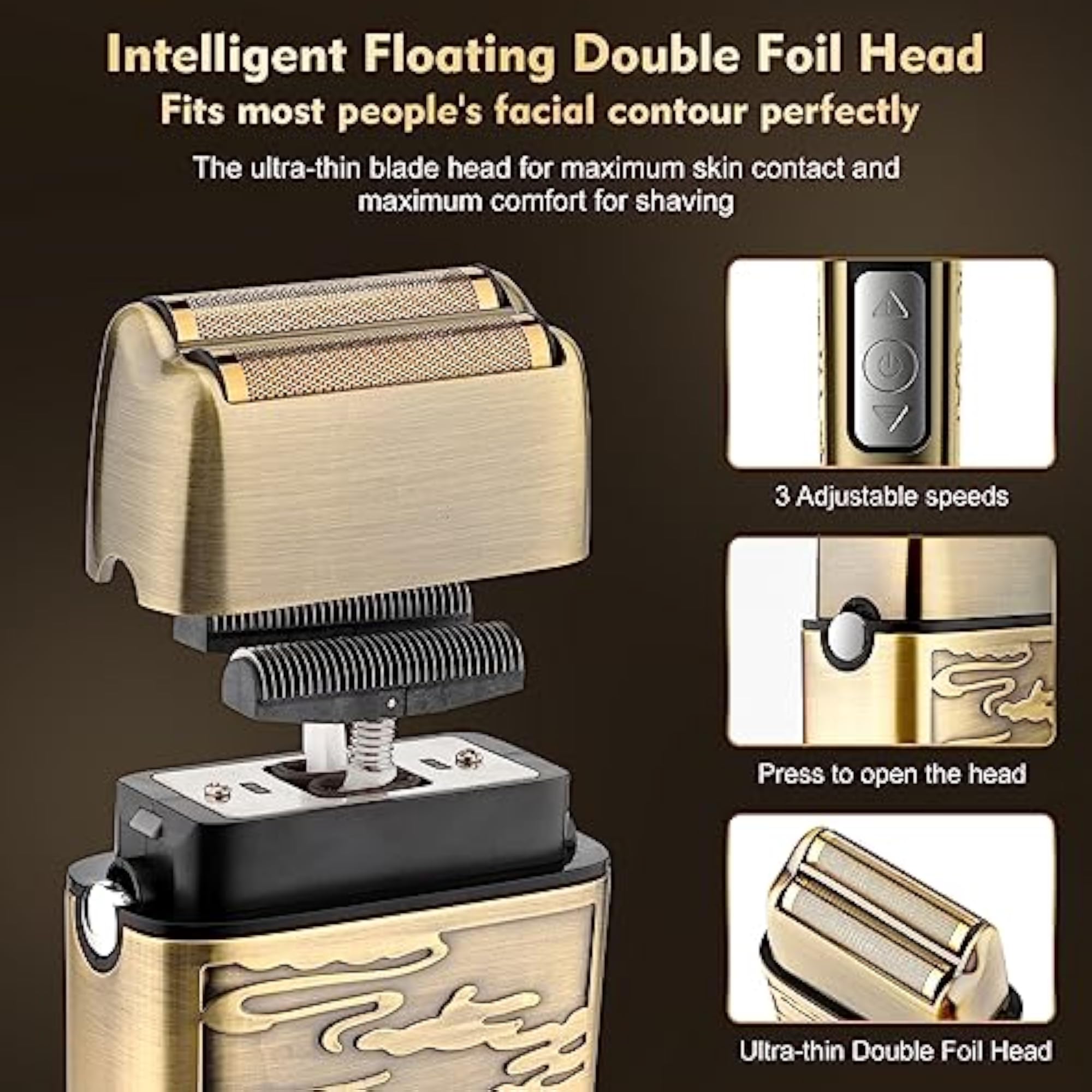 Men's 4-in-1 Hair Clippers and Trimmer Set