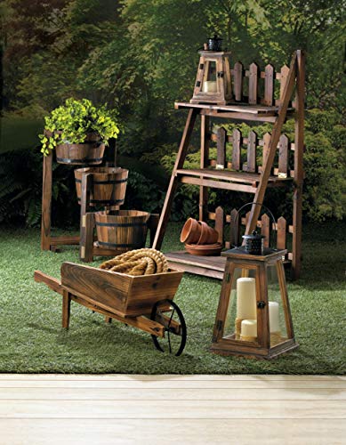 Home Locomotion 10013843 Country Flower Cart Planter