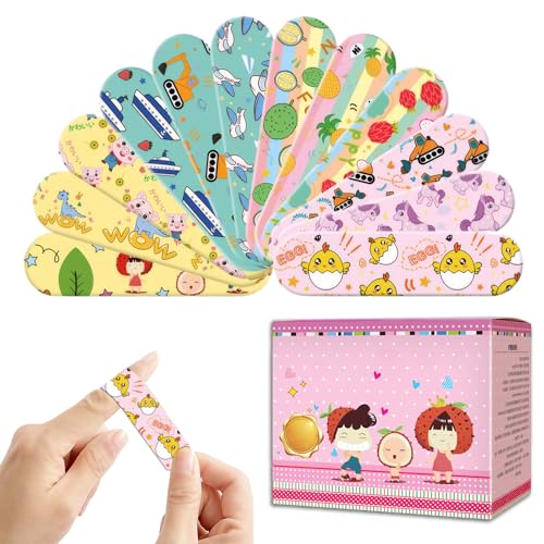 LDBKLGHJ Tiritas Resistentes Agua, Tiritas para los Pequeños, Tiritas Redondas, Tiritas Bluey - Adornos Divertidos y Coloridos para los Más Pequeños