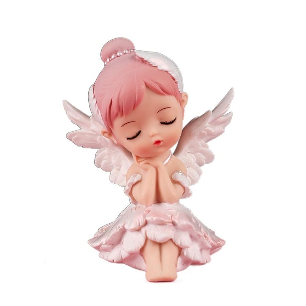Photo 1 of Cake Topper, Crafts Girls Cake Toppers, Cake Decoration Party Ornaments, Fairy Garden Miniatures Crafts Party Desktop Decoration, Cake Topper Girl Cake Decoration