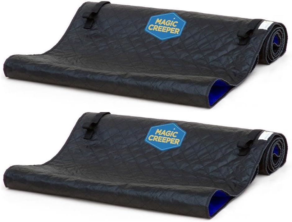 2‑Pack Magic Creeper | 60″ × 29 All‑Terrain Automotive Creeper, Zero‑Ground Clearance, Durable, Lightweight and Oil & Water Resistant