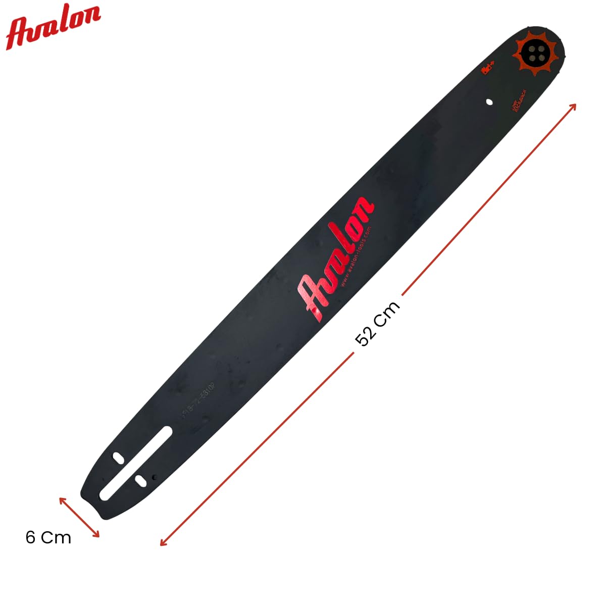 Kit - Espadín para motosierra de 52 cm + Pack 3 Cadenas Avalon Procut 325 058-1.5 (72 eslabones)