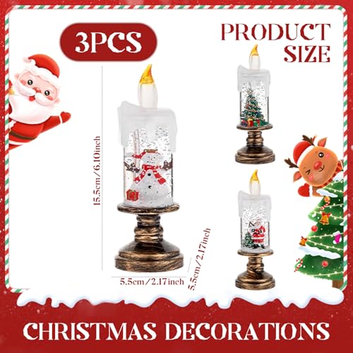 Bougies de Noël LED sans flamme pour éviter les risques de cire