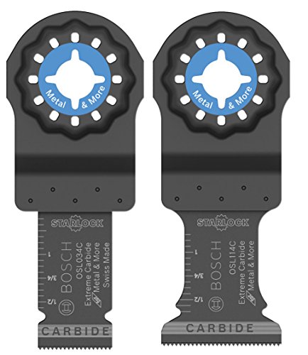 BOSCH Starlock Oscillating Multi-Tool Blade Set OSL002C, 2 pieces, for metal
