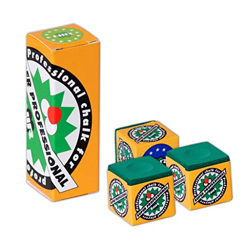 3 Pcs Of Longoni Nir Super Professional Pool Cue Billiard Chalk - Green #TOP3