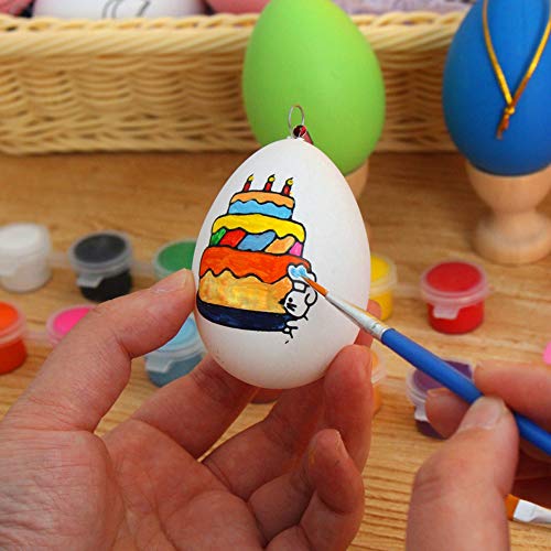 Acrylic Paint Brushes Set, Flat Pointed Tip Paintbrushes For Oil Watercolor Art Craft Models Body Face Nail Rock Painting, Nylon Hair Painting Brush For Professional And Kids 20Pcs Blue #TOP1