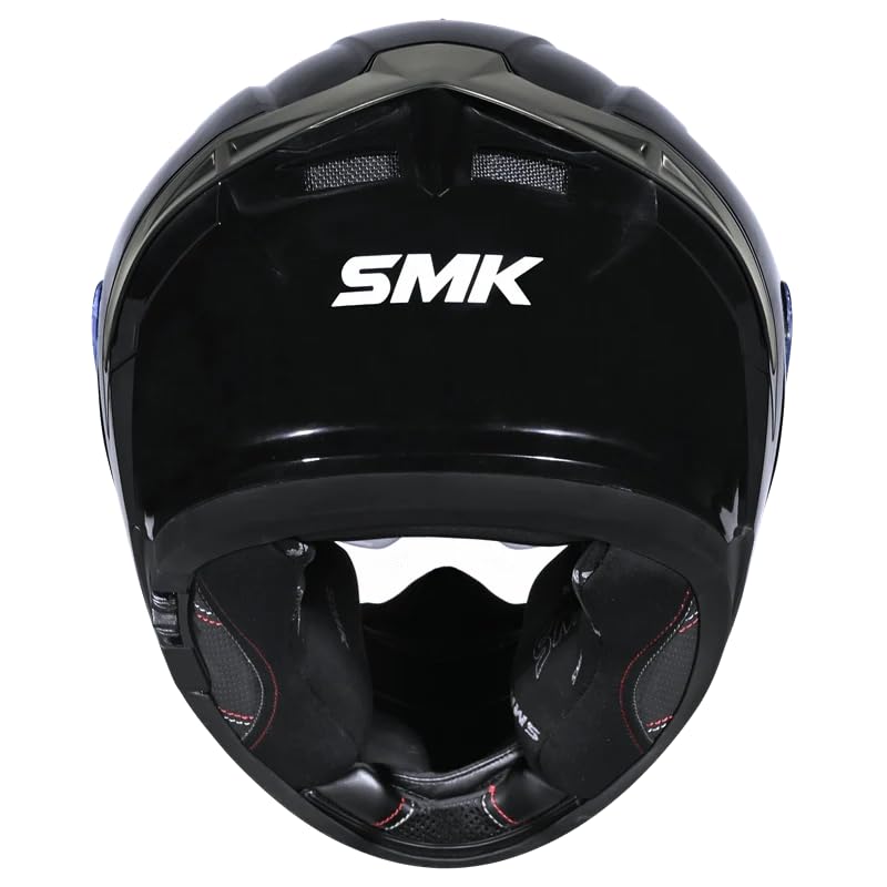 Image of SMK Typhoon Full Face Dual Visor Helmet, ISI DOT ECE 22.06 Certified, Safety Motorcycle Headgear