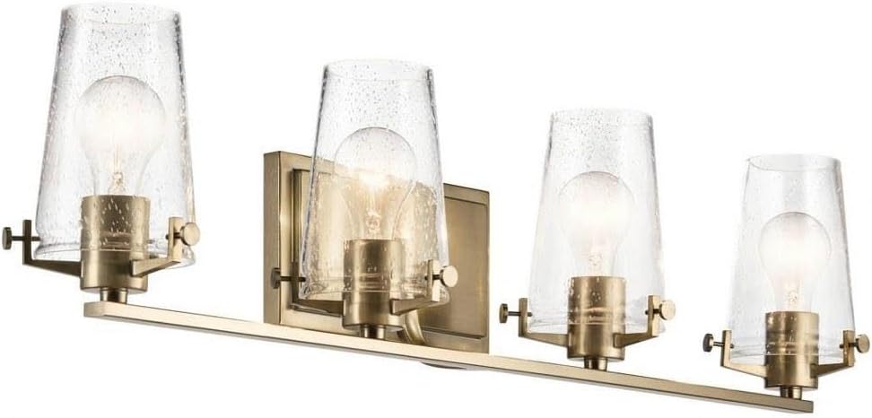 Kichler, Alton 4 Light Vanity in Champagne Bronze, 45298CPZ