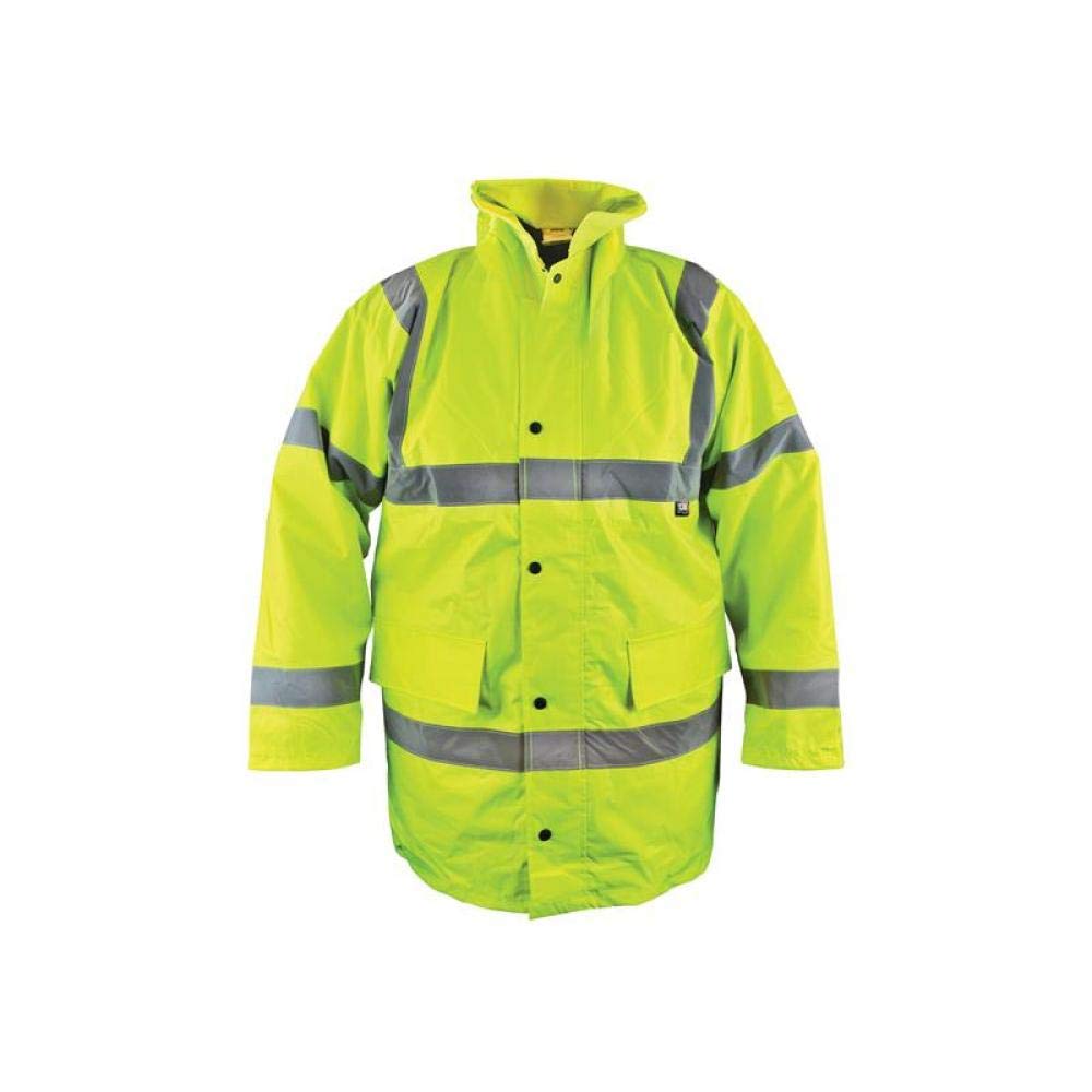 Scan Uc803 Hi-Vis Motorway Jacket Coat YellowXxl (52In) Scahvmjxxl from B&Q
