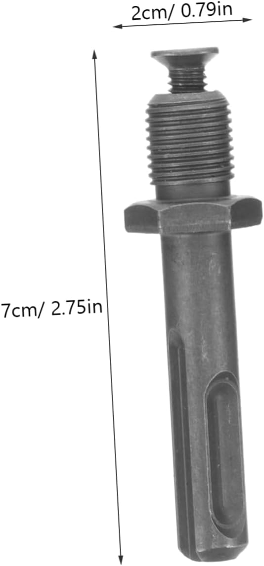 4Pcs Drill Chuck Adapter High Carbon Steel Impact Driver Extension Rods and Shank Connectors for Electric Drill and Pneumatic Tools
