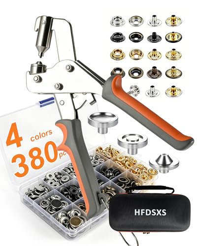 Kit d'outils de fermeture à pression HFDSXS avec pince robuste et 100 boutons