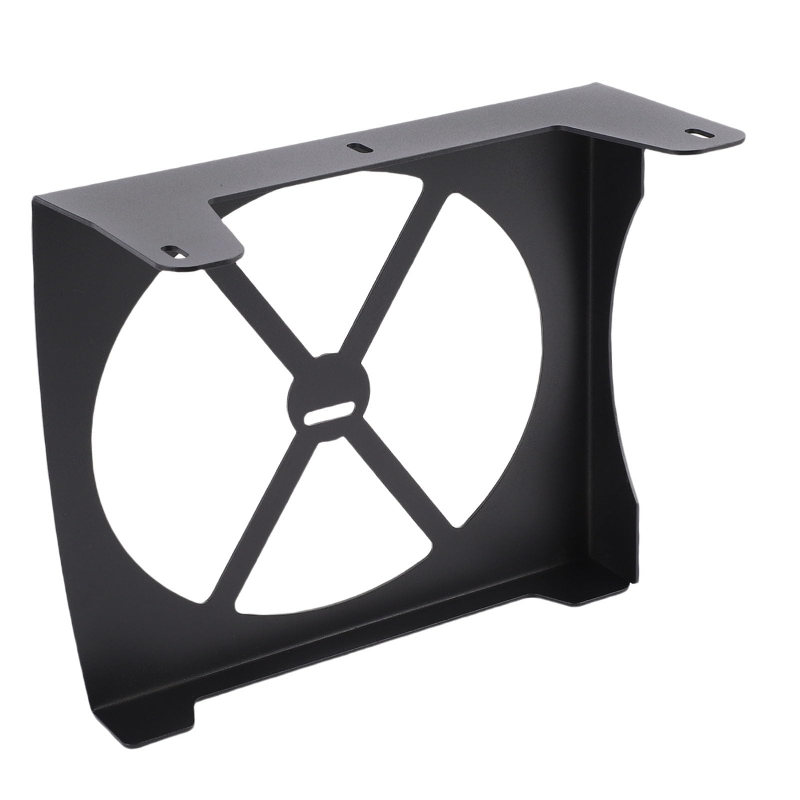 VELATEMOR Soporte de Metal para Consola Debajo del Escritorio, Ventilación Eficiente, Soporte Horizontal Delgado para Configuración de Juegos