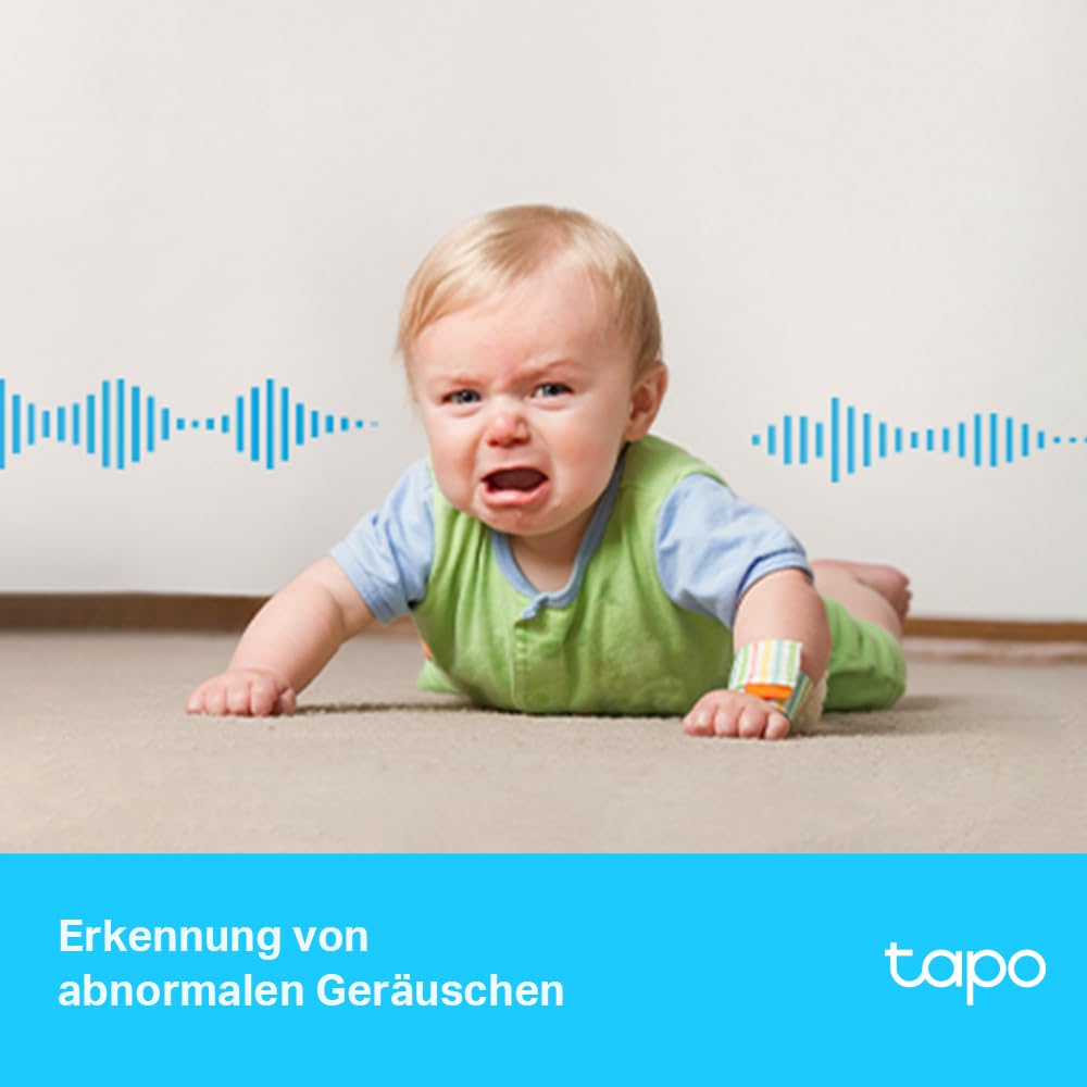 Tapo C225 360° WLAN-Überwachungskamera für Innenräume, 2K 4MP, Physischer Privatsphärenmodus, Starlight-Sensor, Bewegungserkennung, kompatibel mit Apple Homekit, Alexa und Google Home