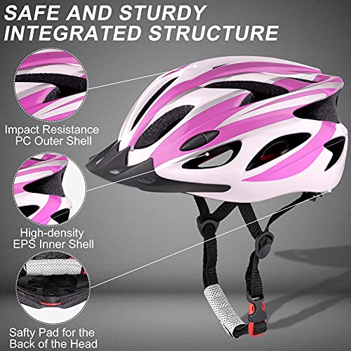 Zacro ZBH16 Adult Bike Helmet Lightweight - Bike Helmet For Men Women Comfort With Pads&Visor thumb #2
