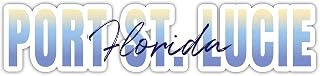 Port St. Lucie Florida Souvenir 2-Inch Vinyl Decal Sticker Script Design 2 Inch|Sticker