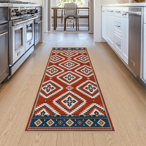 Tapete corredor 2x6 Southwestern para pasillo cocina y dormitorio miniatura 3