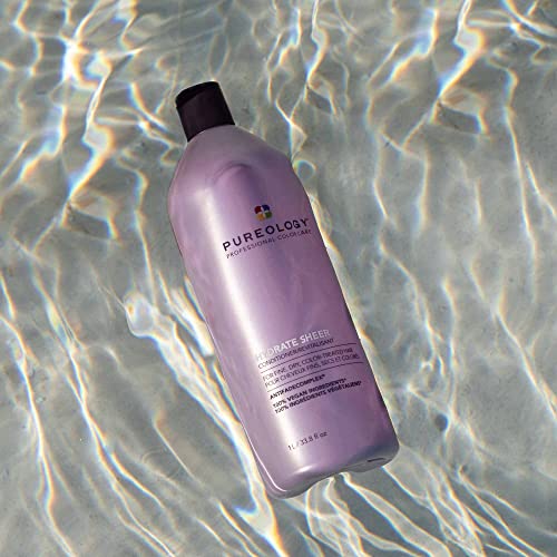 Pureology Hydrate Sheer Nourishing Conditioner | For Fine, Dry Color Treated Hair | Sulfate-Free | Vegan #TOP6