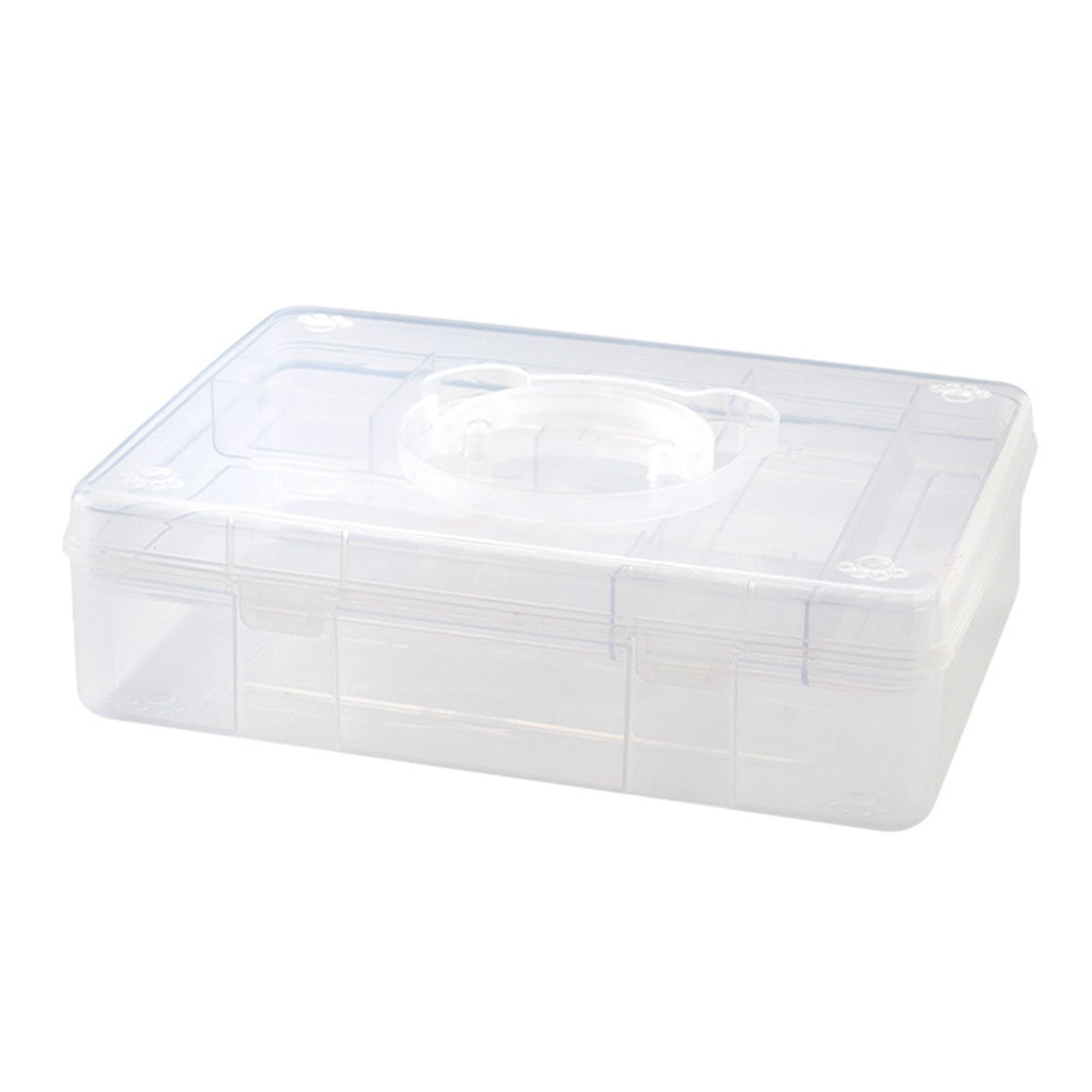 SHYYOULQE Organiser Storage Box Stackable Container for Stationery Scrapbooking Craft Supplies Container