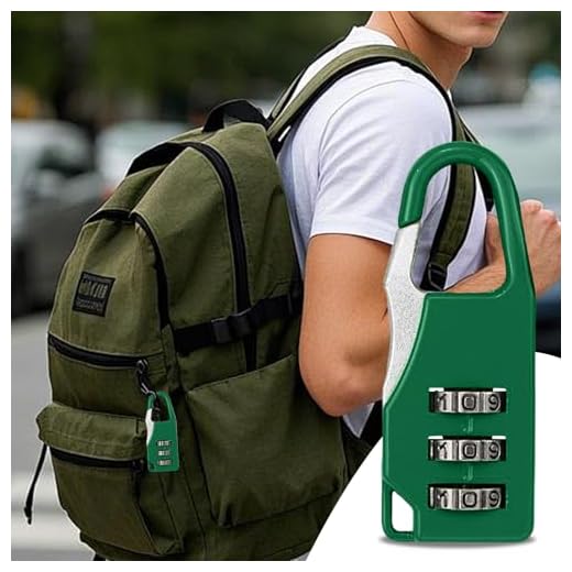 Mini Combination Lock for Backpack, Luggage, Suitcase, Pencil Box, Secure 3 Digit Number Lock, Portable Travel Lock for School, Office and Home Use