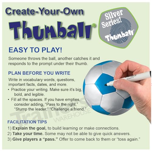 Image of Trainers Warehouse 6 inch Thumball Collection, 32 Prompts for Conversation, Team Building, Relationship and Training
