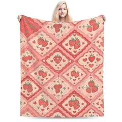 Strawberry Blanket Colorful