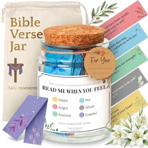 daily moments 90 Day Bible Verse Jar – Color Coded