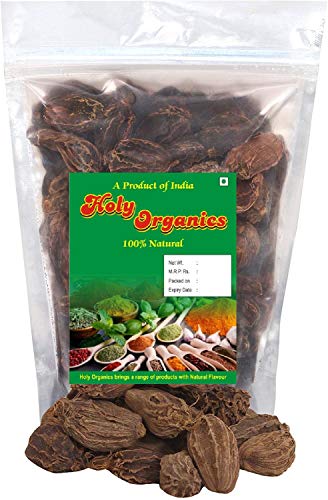 Earth Best 100% Natural Cardamom Black Whole Organic (Badi Elaichi, Sabut Elaichi) Grade- Big Size 50 Gm