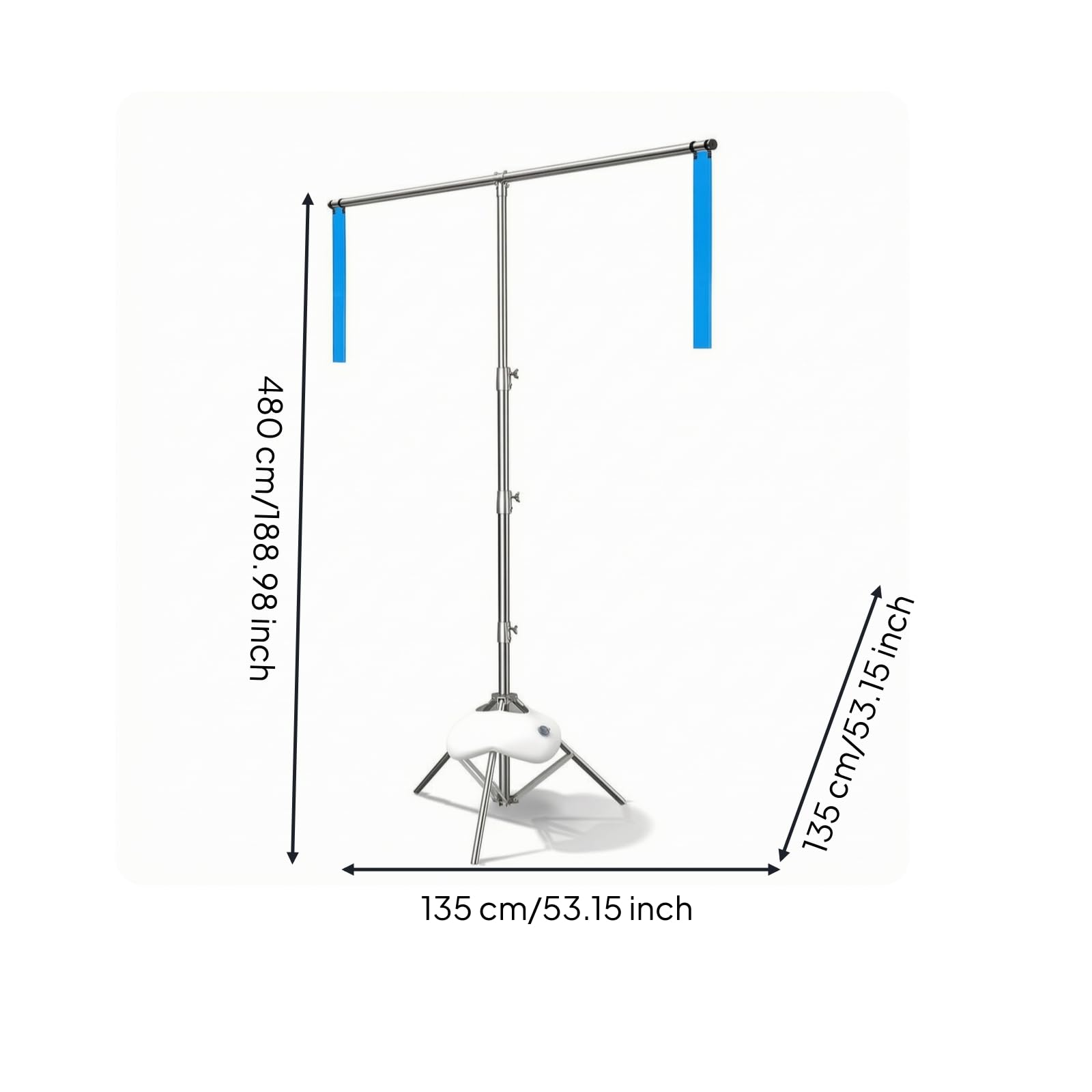 Harilla Lot Dentraînement Badminton avec Poteau, Modèle Phare pour Double, Entraîneur De Badminton 4,8 M, Sac D Eau 7 Kg, sans roulettes, Sac De Rangement Inclus