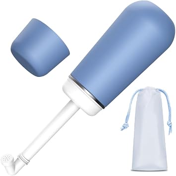 Portable Travel Bidet - Handheld Peri Bottle for Women & Men | Personal Hygiene Spray Bottle for Postpartum & Perineal Care | Leak-Proof Design | 400mL 13.5 oz Large Capacity
