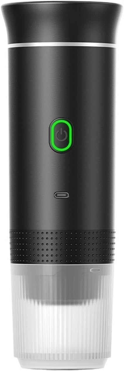 Wireless Electric Portable Espresso Coffee Machine For Car & Home Camping Coffee Maker 3-in-1 Capsule Powder Travel Coffee Maker(Black)